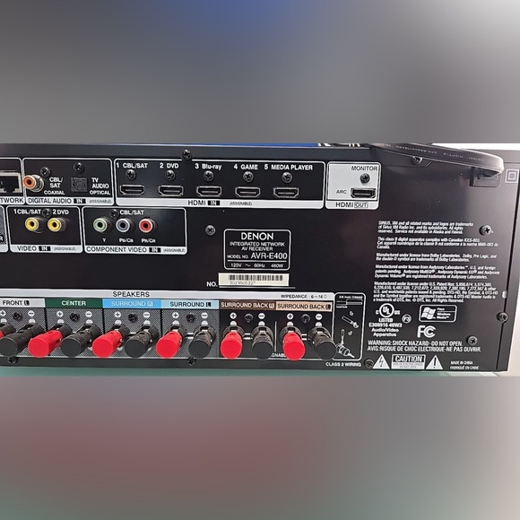 Denon AVR-E400 7.1-Channel Network Home Theater Receiver
SKU AVR-E400 - Picture 6 of 7